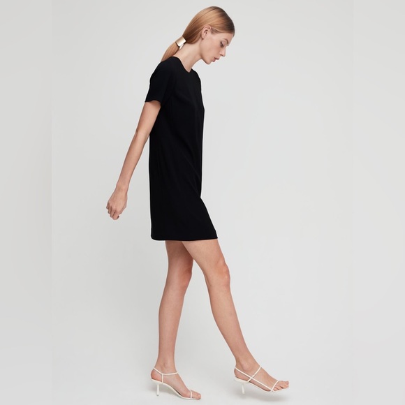 Aritzia Babaton Black Patricio Dress Size 4 - Picture 2 of 12
